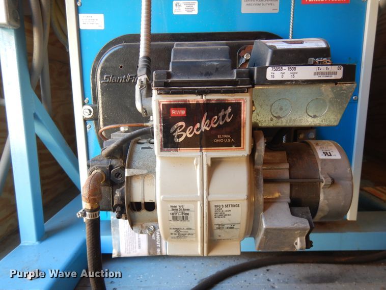 image for item JQ9148 2014 Lark United  enclosed cargo trailer with ground thaw machine