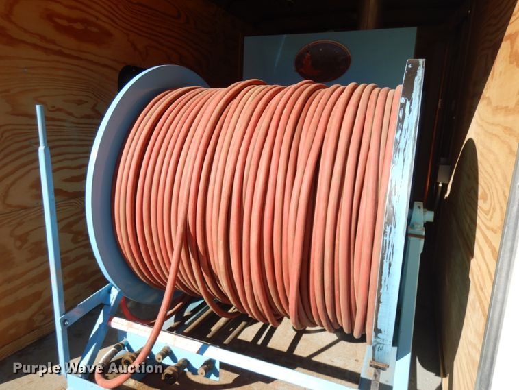 image for item JQ9148 2014 Lark United  enclosed cargo trailer with ground thaw machine