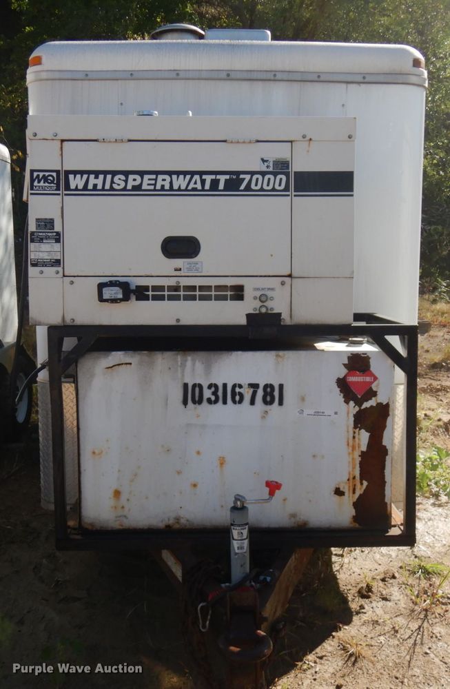 image for item JQ9149 2014 Lark United  enclosed cargo trailer with ground thaw machine