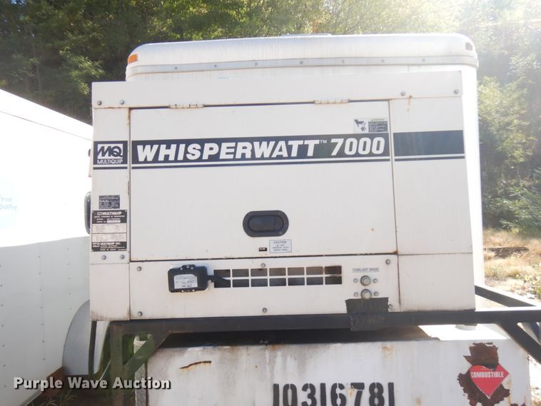 image for item JQ9149 2014 Lark United  enclosed cargo trailer with ground thaw machine