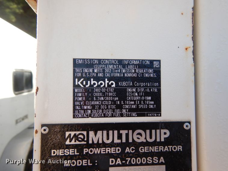 image for item JQ9149 2014 Lark United  enclosed cargo trailer with ground thaw machine