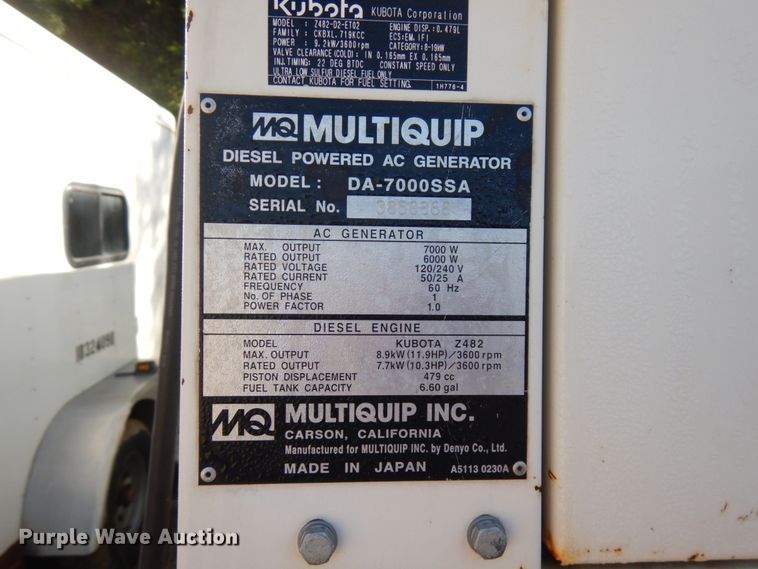 image for item JQ9149 2014 Lark United  enclosed cargo trailer with ground thaw machine