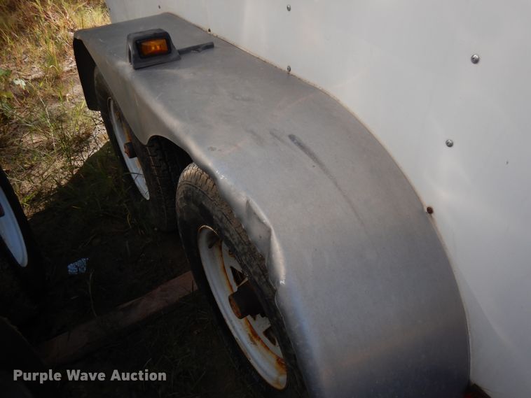 image for item JQ9149 2014 Lark United  enclosed cargo trailer with ground thaw machine
