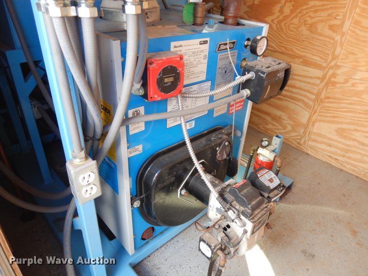 image for item JQ9149 2014 Lark United  enclosed cargo trailer with ground thaw machine