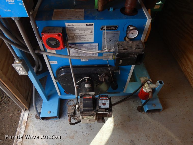 image for item JQ9149 2014 Lark United  enclosed cargo trailer with ground thaw machine