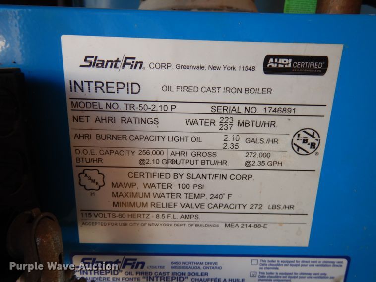 image for item JQ9149 2014 Lark United  enclosed cargo trailer with ground thaw machine