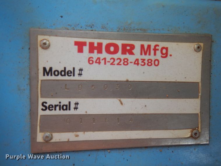 image for item JQ9149 2014 Lark United  enclosed cargo trailer with ground thaw machine