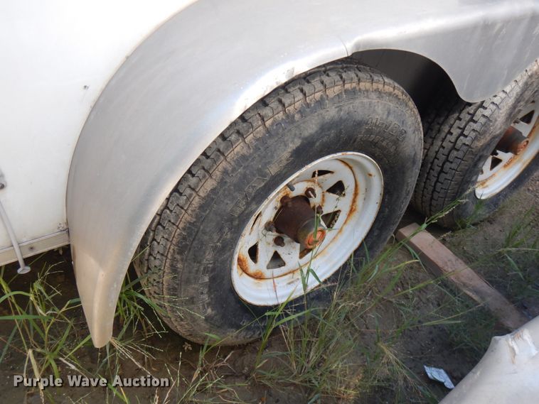 image for item JQ9149 2014 Lark United  enclosed cargo trailer with ground thaw machine