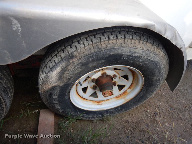 image for item JQ9149 2014 Lark United  enclosed cargo trailer with ground thaw machine