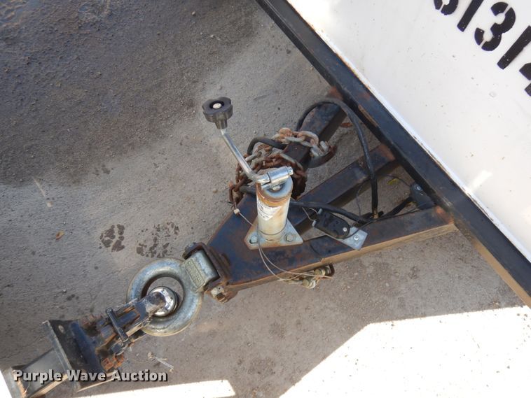 image for item JQ9150 2014 Lark United  enclosed cargo trailer with ground thaw machine