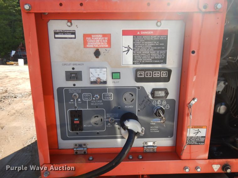 image for item JQ9150 2014 Lark United  enclosed cargo trailer with ground thaw machine