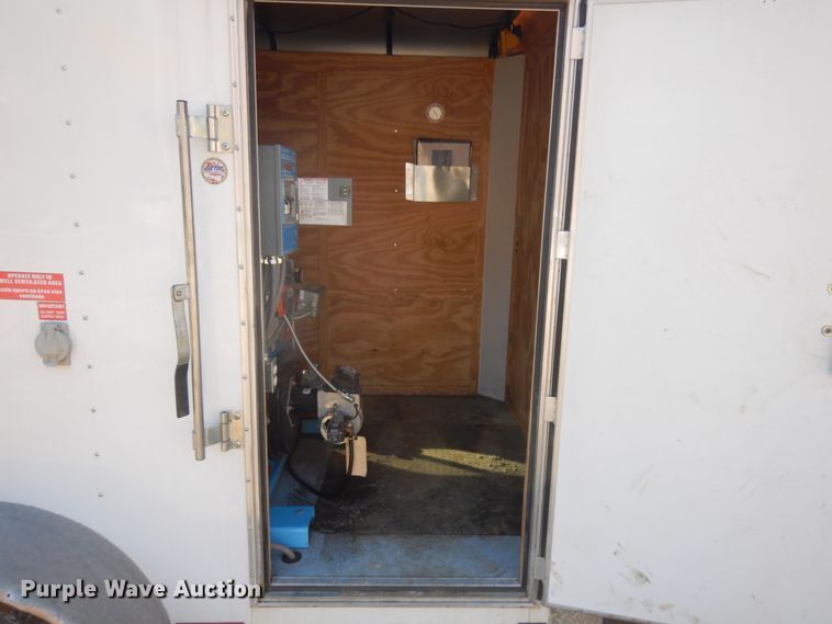 image for item JQ9150 2014 Lark United  enclosed cargo trailer with ground thaw machine