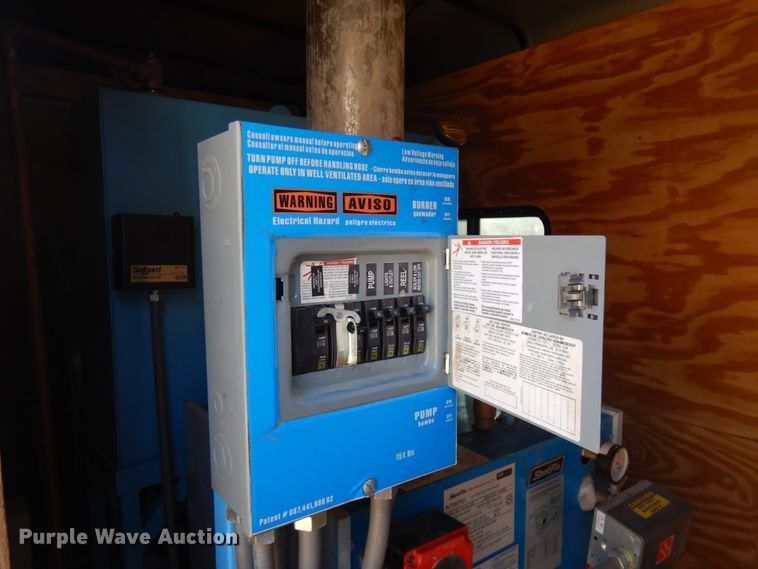 image for item JQ9150 2014 Lark United  enclosed cargo trailer with ground thaw machine