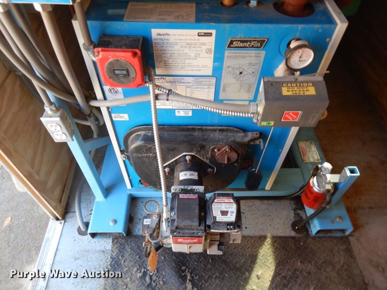 image for item JQ9150 2014 Lark United  enclosed cargo trailer with ground thaw machine