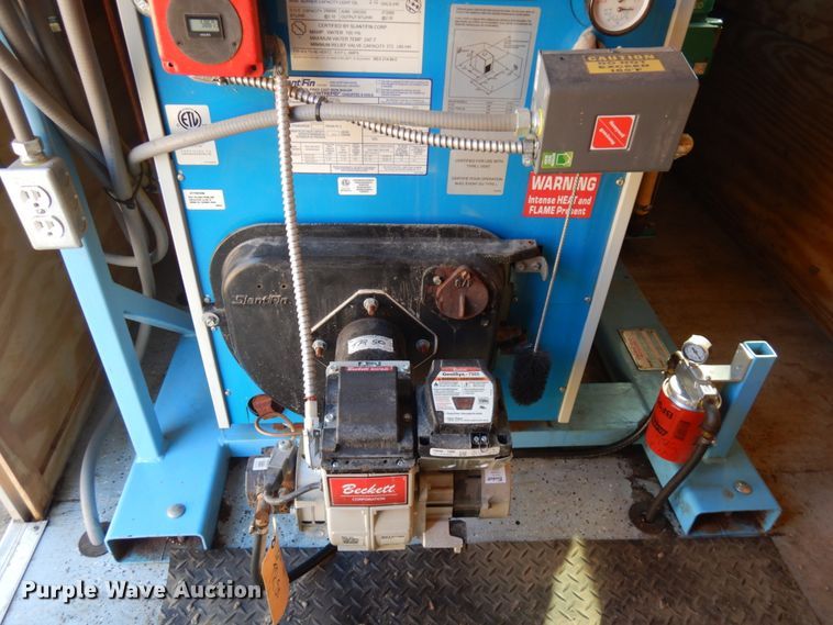 image for item JQ9150 2014 Lark United  enclosed cargo trailer with ground thaw machine