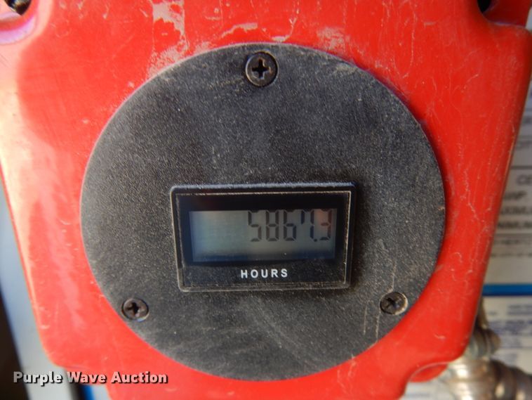 image for item JQ9150 2014 Lark United  enclosed cargo trailer with ground thaw machine