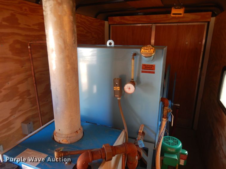 image for item JQ9150 2014 Lark United  enclosed cargo trailer with ground thaw machine