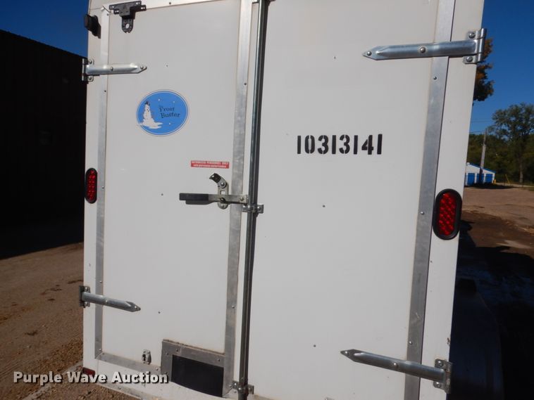 image for item JQ9150 2014 Lark United  enclosed cargo trailer with ground thaw machine