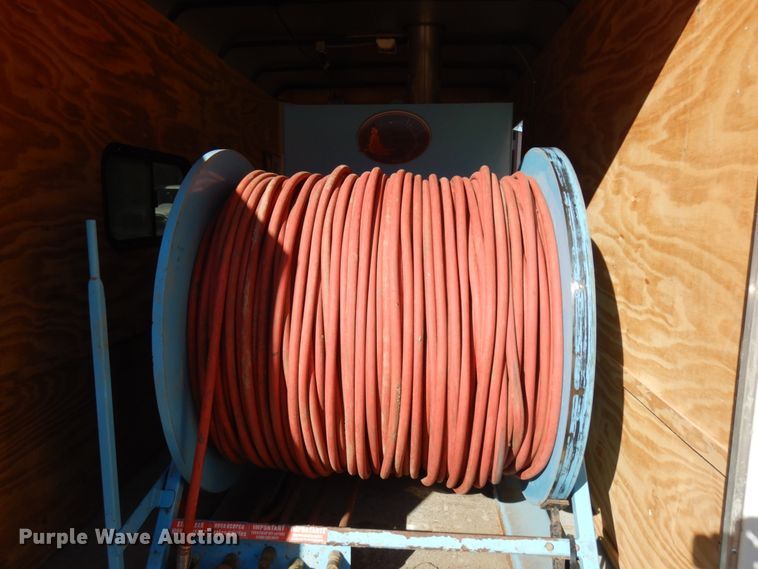 image for item JQ9150 2014 Lark United  enclosed cargo trailer with ground thaw machine