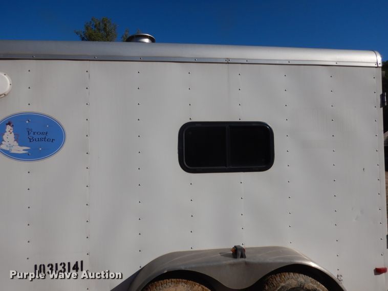 image for item JQ9150 2014 Lark United  enclosed cargo trailer with ground thaw machine