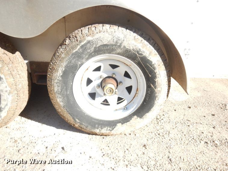 image for item JQ9150 2014 Lark United  enclosed cargo trailer with ground thaw machine