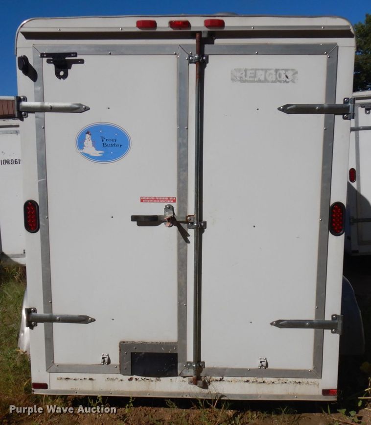 image for item JQ9151 2014 Lark United  enclosed cargo trailer with ground thaw machine