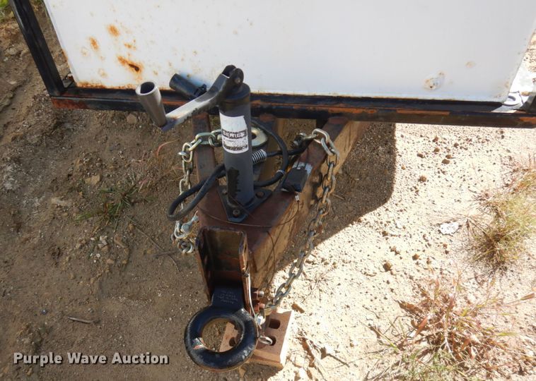 image for item JQ9151 2014 Lark United  enclosed cargo trailer with ground thaw machine