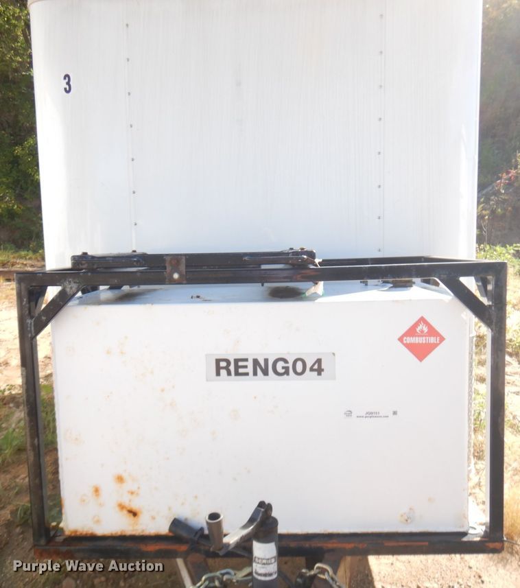 image for item JQ9151 2014 Lark United  enclosed cargo trailer with ground thaw machine