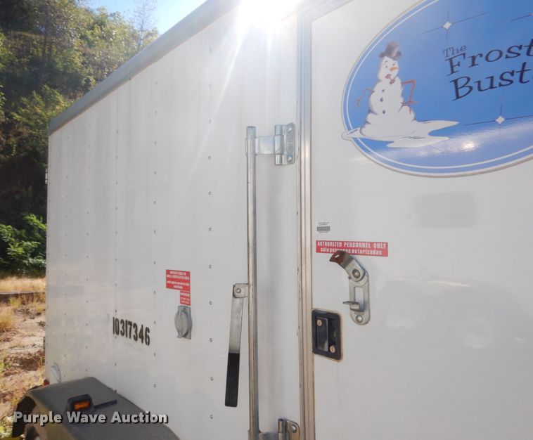 image for item JQ9151 2014 Lark United  enclosed cargo trailer with ground thaw machine