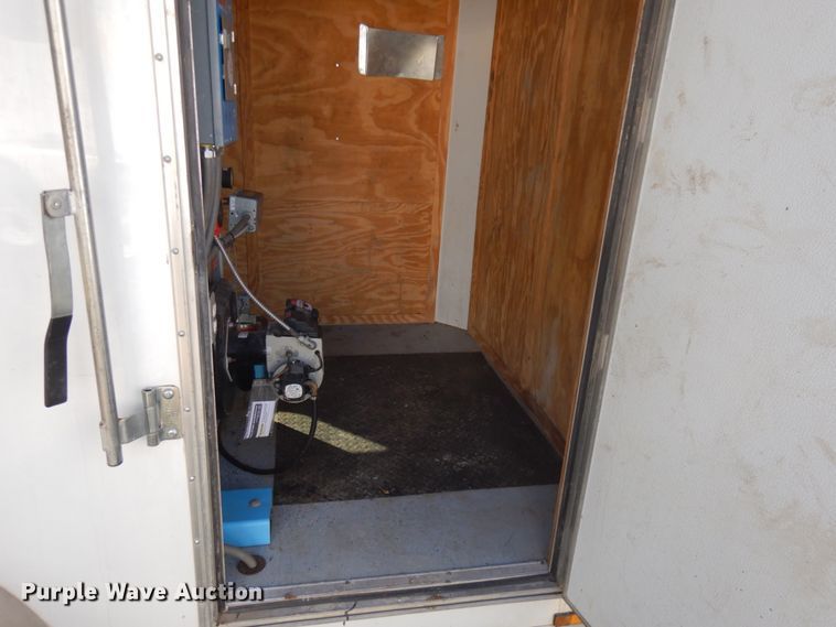 image for item JQ9151 2014 Lark United  enclosed cargo trailer with ground thaw machine