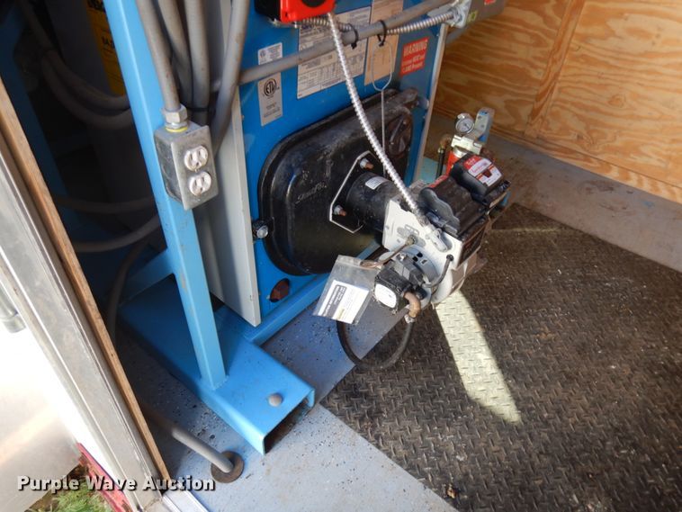 image for item JQ9151 2014 Lark United  enclosed cargo trailer with ground thaw machine