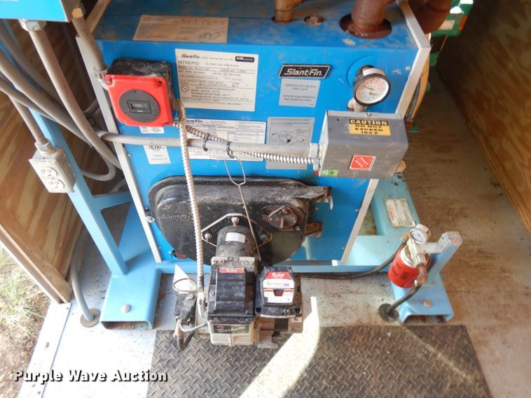 image for item JQ9151 2014 Lark United  enclosed cargo trailer with ground thaw machine