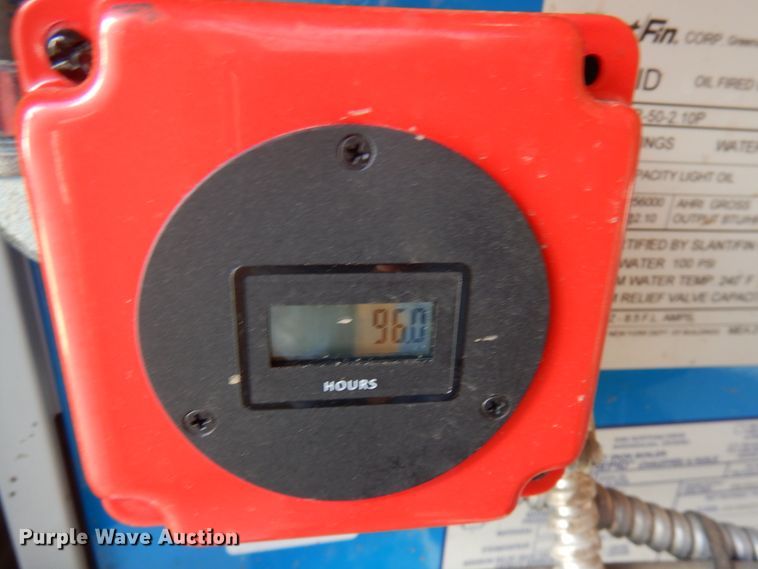 image for item JQ9151 2014 Lark United  enclosed cargo trailer with ground thaw machine