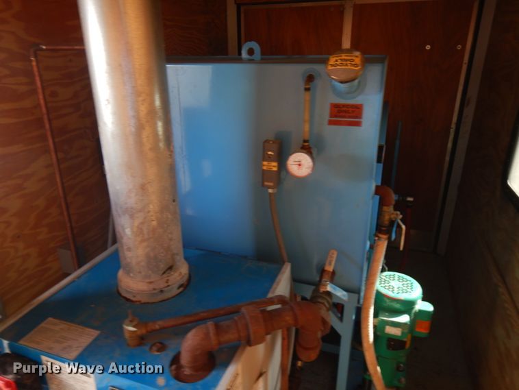 image for item JQ9151 2014 Lark United  enclosed cargo trailer with ground thaw machine