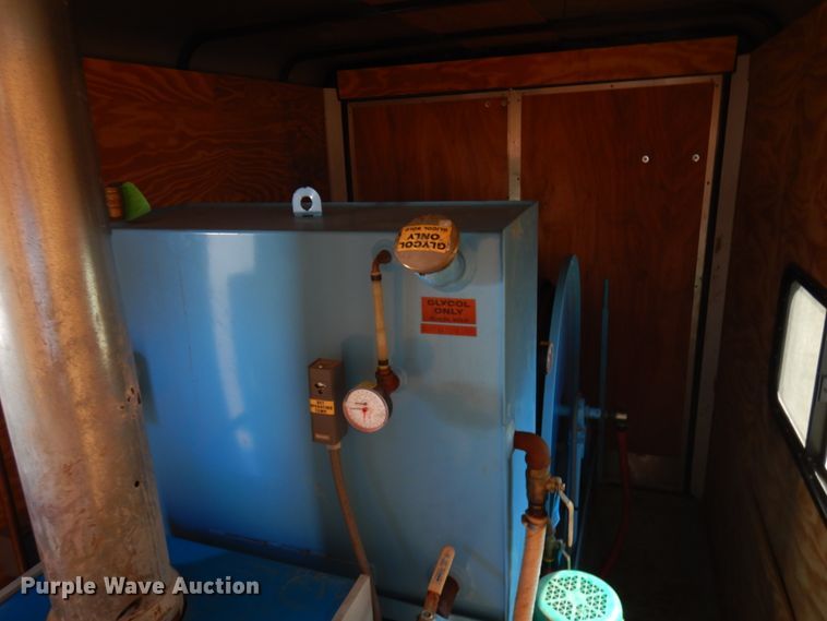 image for item JQ9151 2014 Lark United  enclosed cargo trailer with ground thaw machine