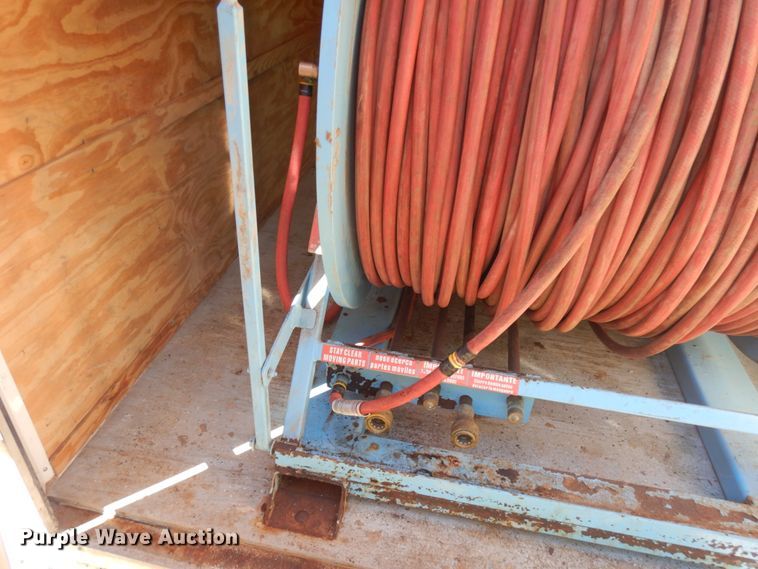 image for item JQ9151 2014 Lark United  enclosed cargo trailer with ground thaw machine