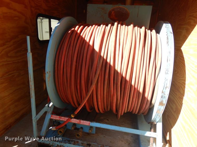 image for item JQ9151 2014 Lark United  enclosed cargo trailer with ground thaw machine