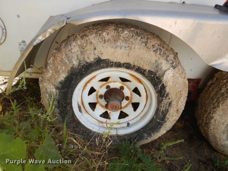 image for item JQ9151 2014 Lark United  enclosed cargo trailer with ground thaw machine