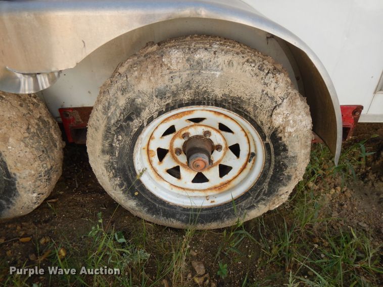 image for item JQ9151 2014 Lark United  enclosed cargo trailer with ground thaw machine