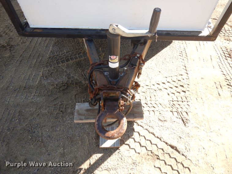 image for item JQ9152 2014 Lark United  enclosed cargo trailer with ground thaw machine