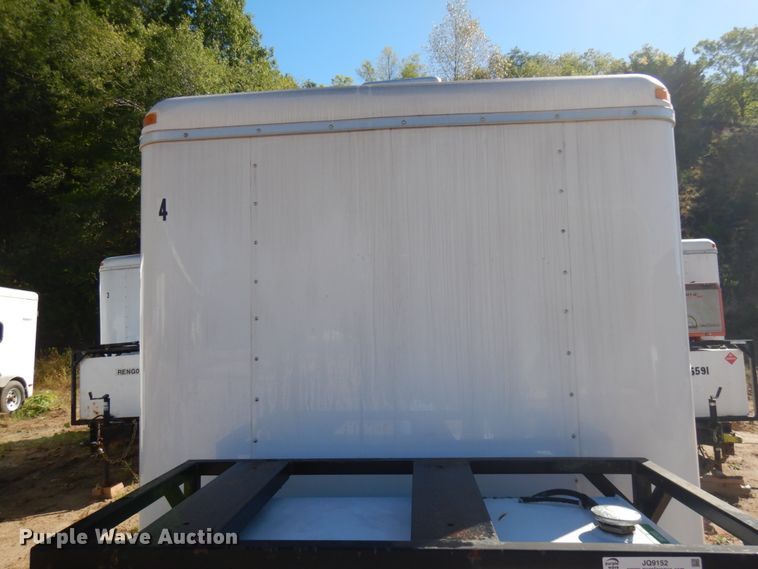 image for item JQ9152 2014 Lark United  enclosed cargo trailer with ground thaw machine