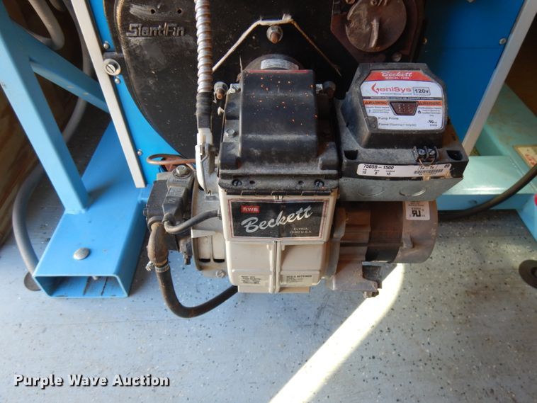 image for item JQ9152 2014 Lark United  enclosed cargo trailer with ground thaw machine