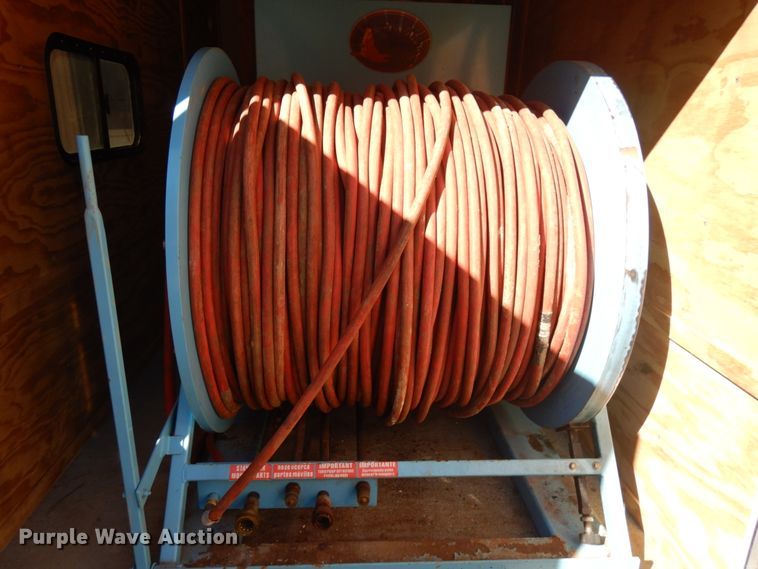 image for item JQ9152 2014 Lark United  enclosed cargo trailer with ground thaw machine