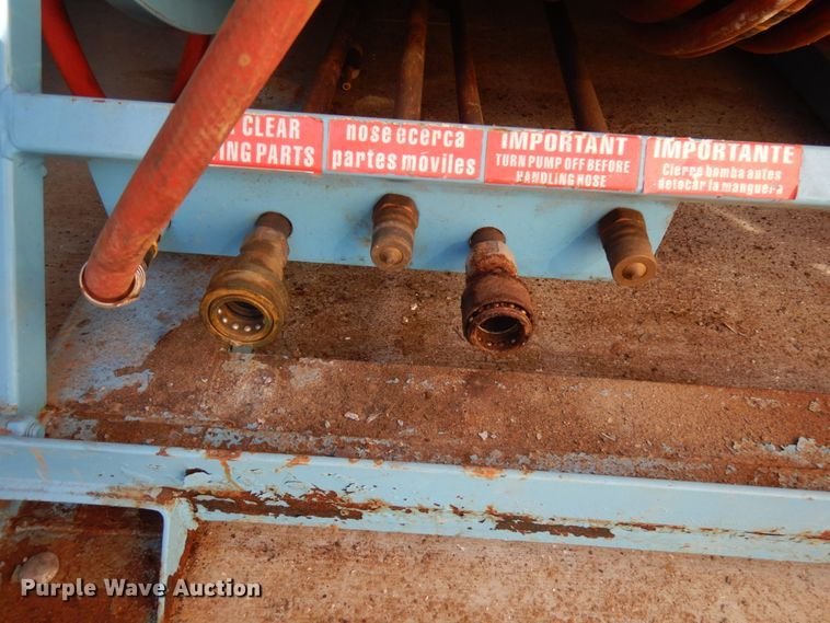 image for item JQ9152 2014 Lark United  enclosed cargo trailer with ground thaw machine