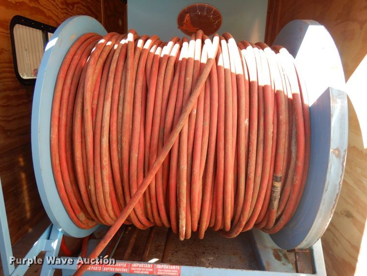 image for item JQ9152 2014 Lark United  enclosed cargo trailer with ground thaw machine