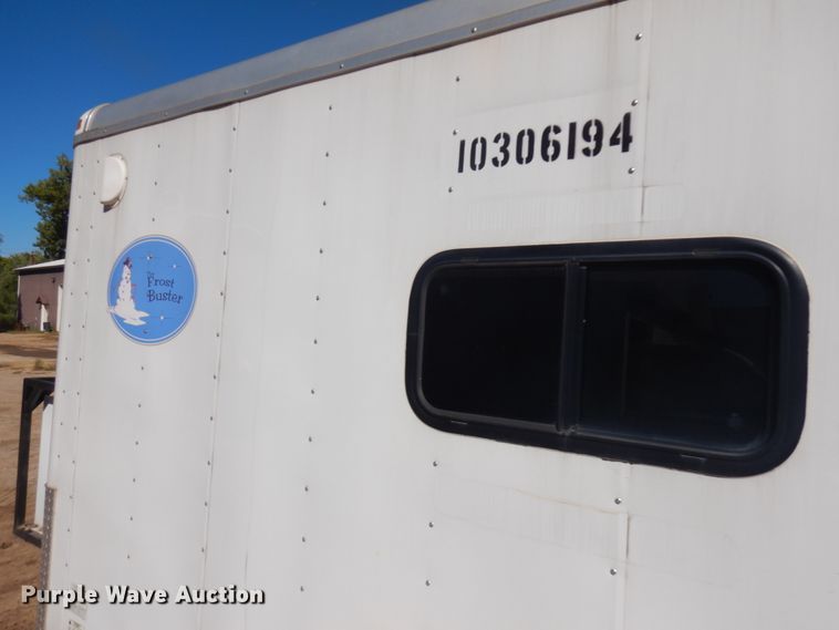 image for item JQ9152 2014 Lark United  enclosed cargo trailer with ground thaw machine