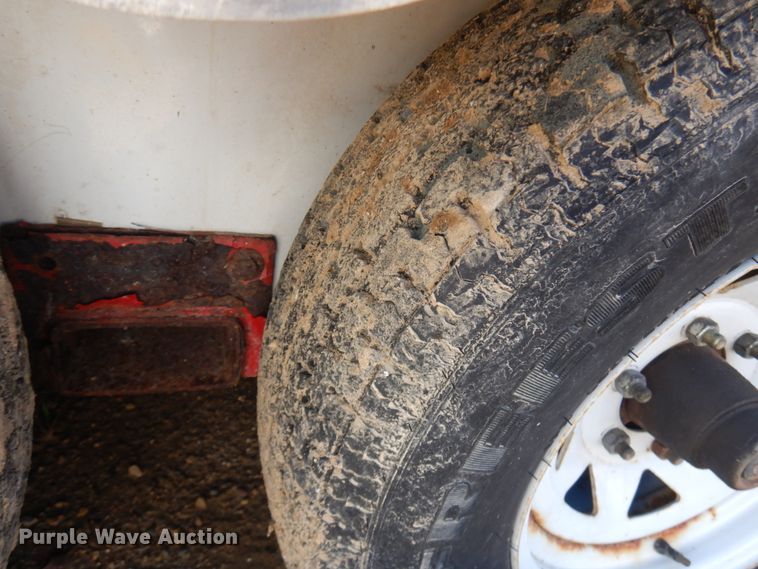 image for item JQ9152 2014 Lark United  enclosed cargo trailer with ground thaw machine