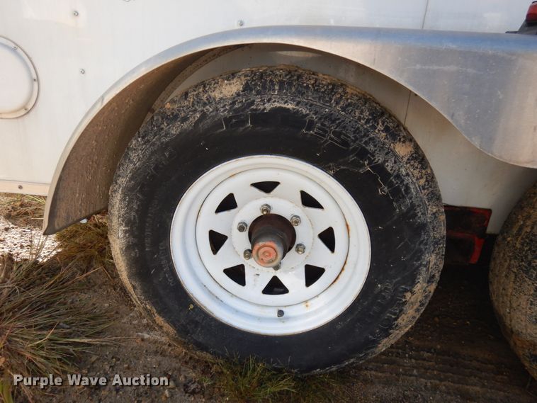 image for item JQ9152 2014 Lark United  enclosed cargo trailer with ground thaw machine