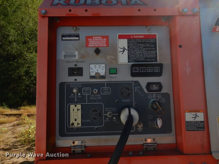 image for item JQ9153 2014 Lark United  enclosed cargo trailer with ground thaw machine