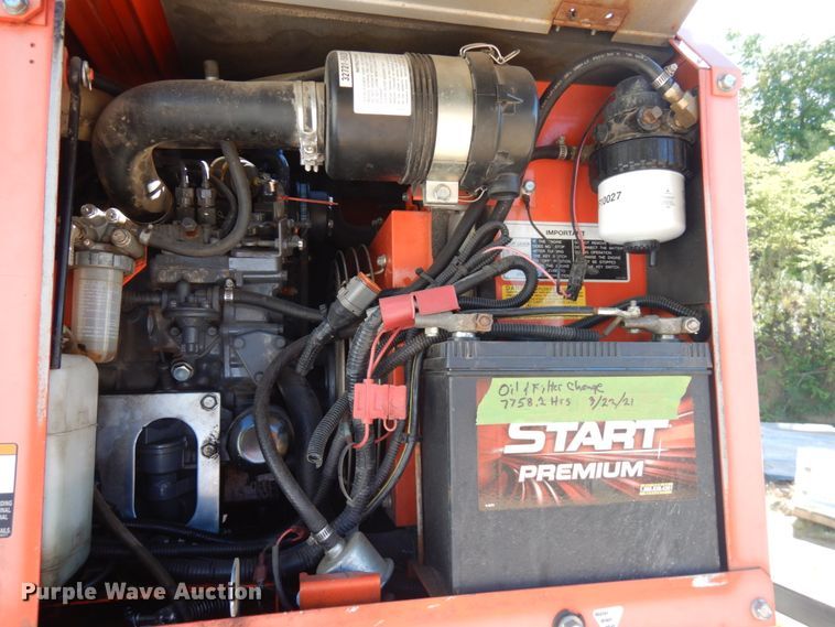 image for item JQ9153 2014 Lark United  enclosed cargo trailer with ground thaw machine